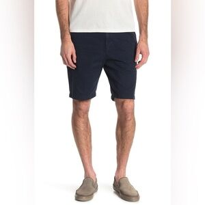 John Varvatos Robbie Short 100% Cotton Navy Blue